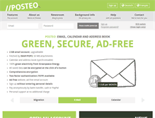 Tablet Screenshot of posteo.de